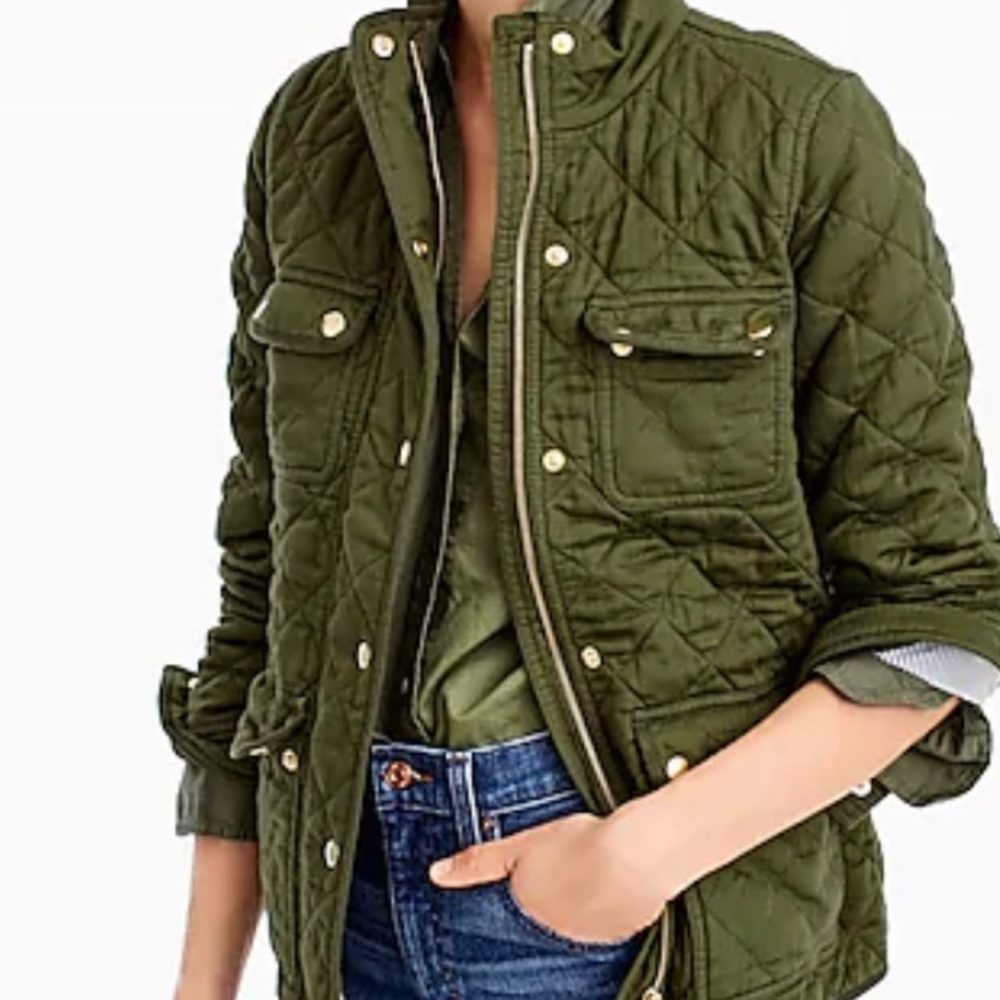 J.Crew Quilted Downtown Field Jacket